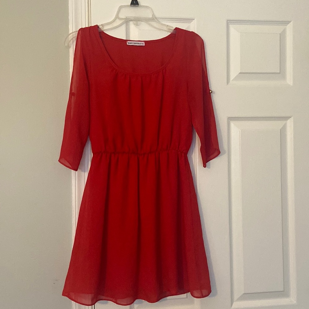 Red dress